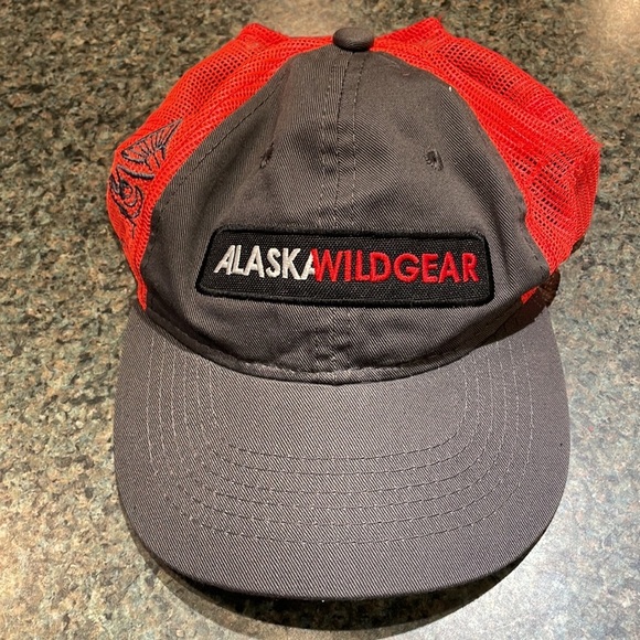 Alaska Wild Gear Youth Platinum Series by Outdoor Cap grey and red adjustable - Picture 9 of 10